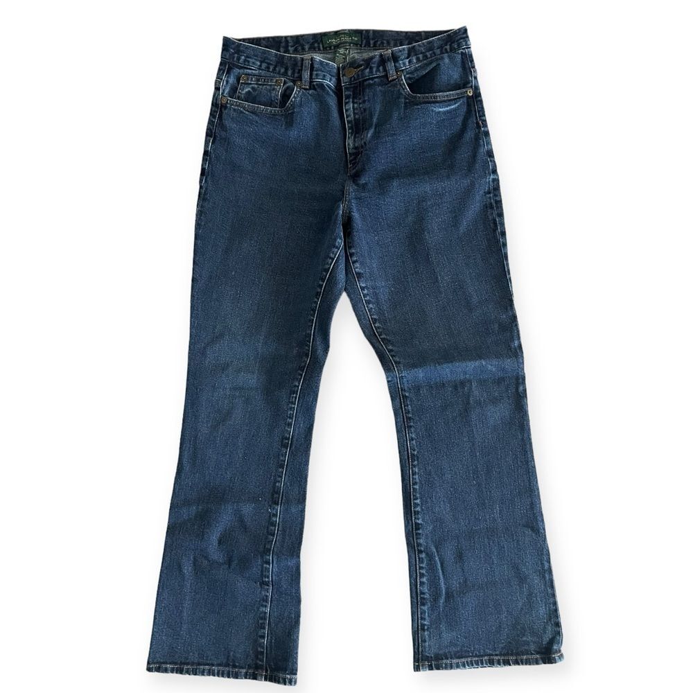 Lauren Ralph Lauren Straight Leg Jeans, Blue Denim Size 12 - Picture 5 of 8